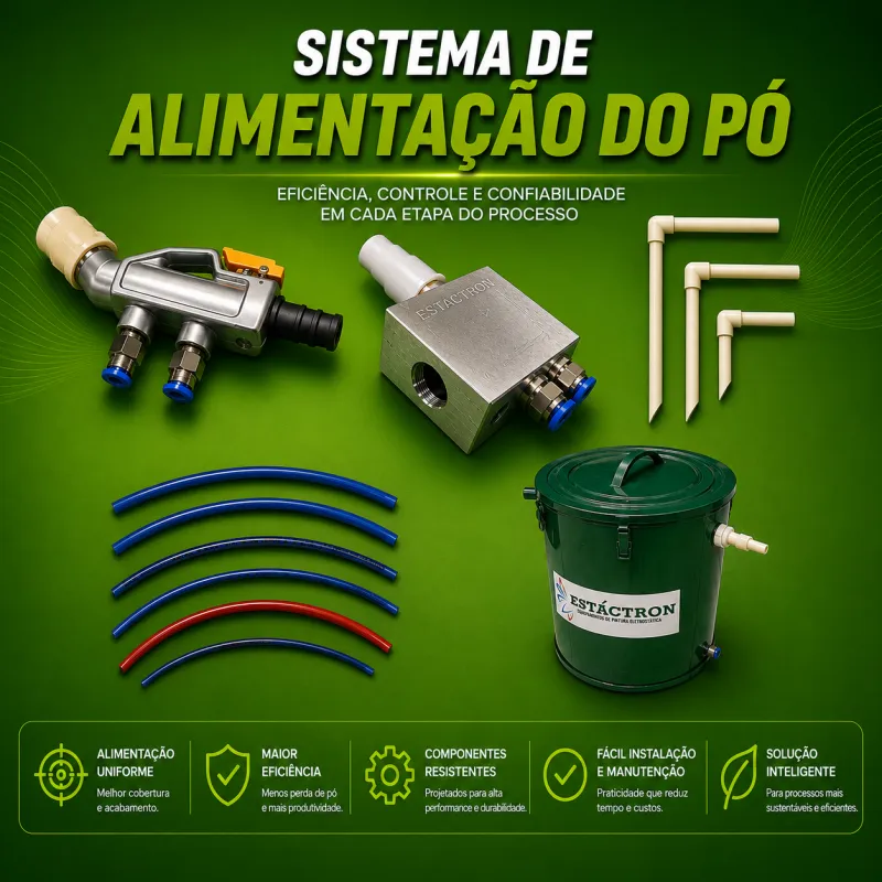 Sistema de Alimentação de Pó para Pintura Eletrostática