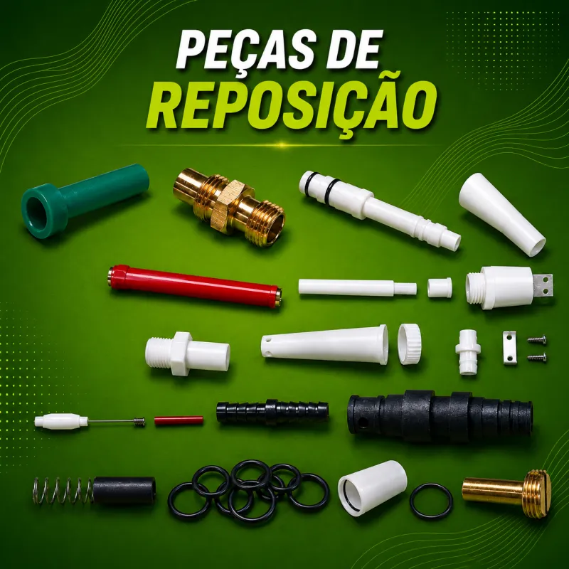 Peças de Reposição para Pintura Eletrostática a Pó